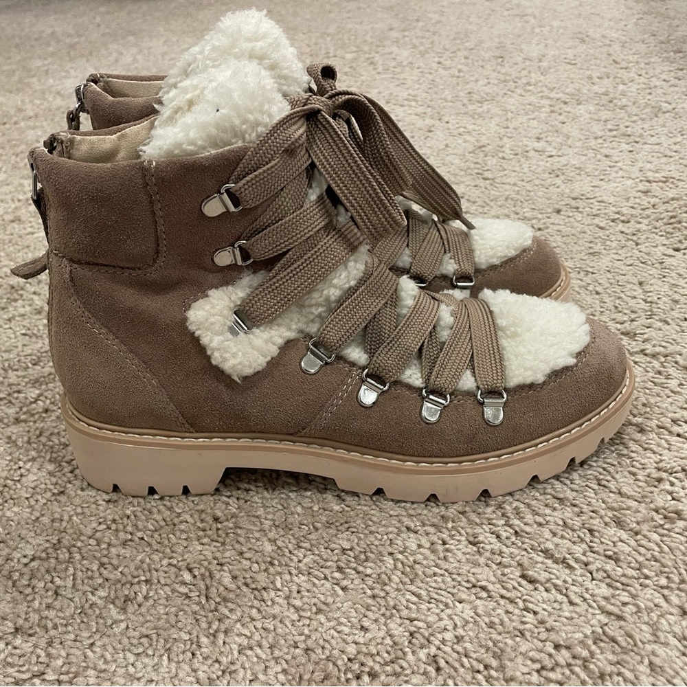 Dolce Vita Brown Lace Up Boots
